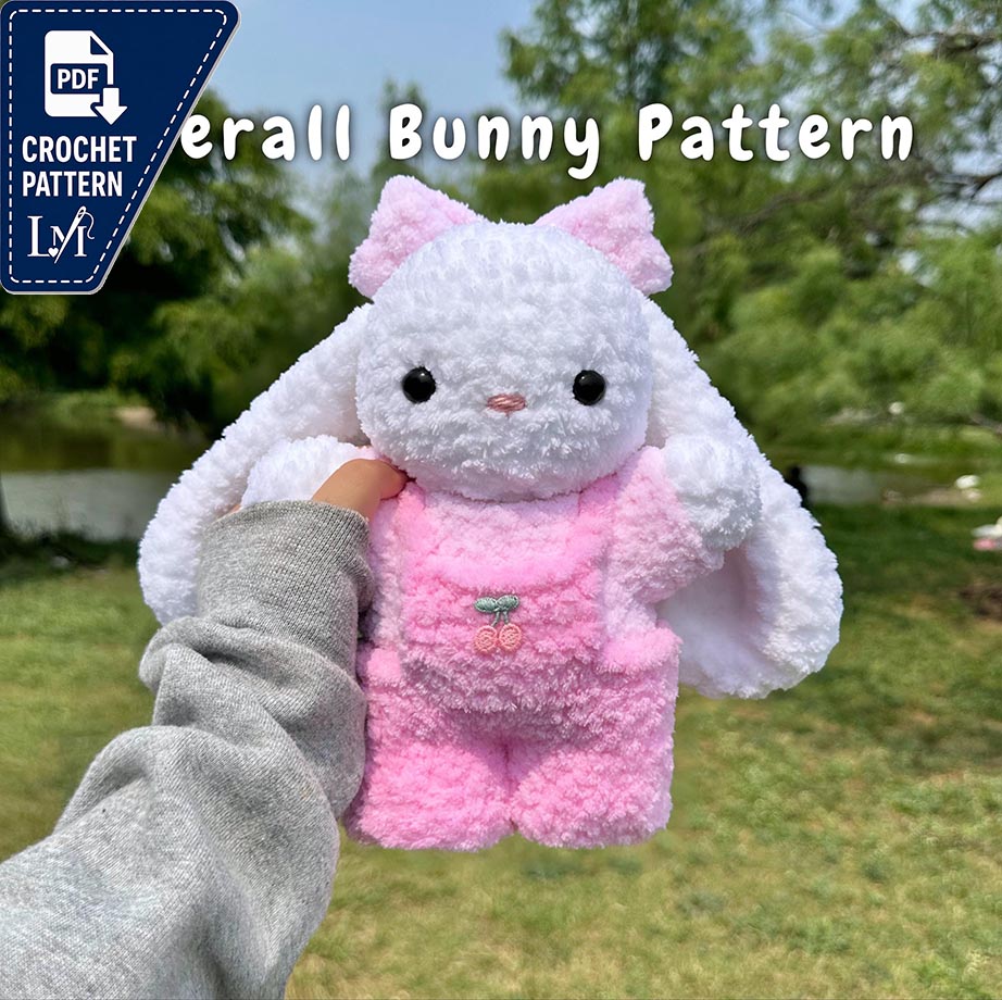 Layered Shirt & Overalls Bunny Crochet Pattern